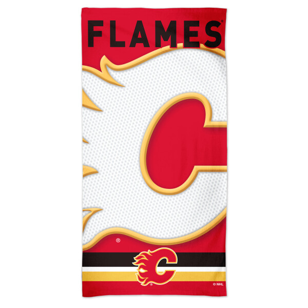 Wincraft Osuška Calgary Flames NHL Spectra Beach Towel