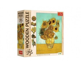Dřevěné puzzle Art Vincent van Gogh Slunečnice 200 dílků