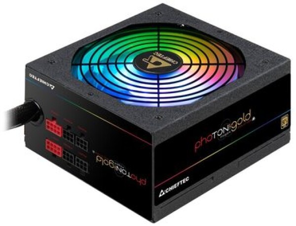 CHIEFTEC GDP-650C-RGB Photon Gold 650W / ATX / 650W / 90% účinnost / Aktivní PFC / 140 mm RGB / semi-modulární (GDP-650C-RGB)