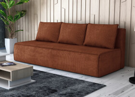 FRONTI Pohovka FIRE REST - rudá - manšestr - LINCOLN 52 22687