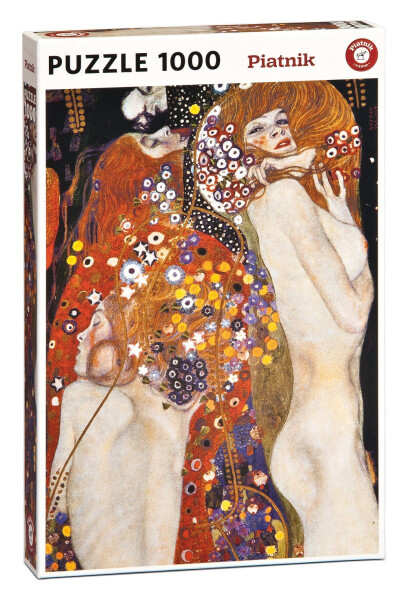 Puzzle Klimt: Vodní hadi 1000 dílků