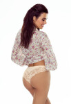 Lapinee 5033 Risa Brazilské kalhotky S-2XL černá L