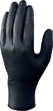 Pracovní jednorázové rukavice Delta Plus V1460 Barva: Černá, Velikost rukavic: 10/11 (XL) V1460B10010