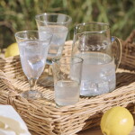 Ib Laursen Sklenička na bílé víno Leaves 150 ml, čirá barva, sklo