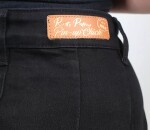 Dámská sukně Rusty Pistons Cascade black jeans - XS / černá