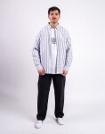 Carhartt WIP L/S Deven Shirt Deven Stripe, Black/White L