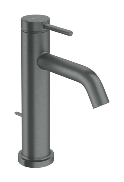 HANSGROHE - Tecturis S Umyvadlová baterie s výpustí, EcoSmart+, kartáčovaný černý chrom 73310340
