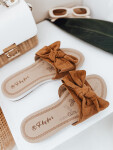Dámské žabky ZY0996 camel - FashionStreet 39