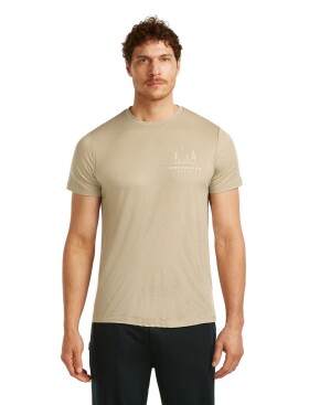 Pánské merino triko s krátkým rukávem ICEBREAKER Mens 150 Tech Lite SS Tee Peaceful Pass, Flagstone velikost: XXL