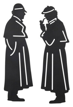 Záložky mosazné 2ks Sherlock Holmes