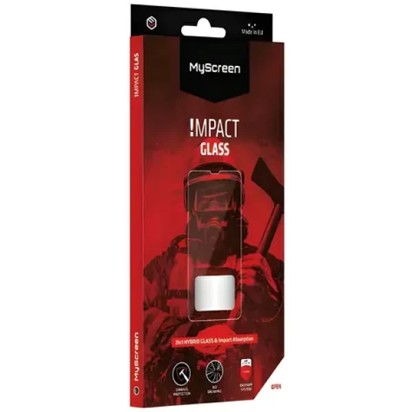 MyScreen ImpactGLASS černá / Hybridní sklo / Apple iPhone 13 Pro Max / 8H (M5816IMPG)