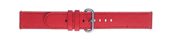 SAMSUNG LeatherBand Kožený řemínek pro Galaxy Watch Active 2 červená (GP-TYR820BRBRW)