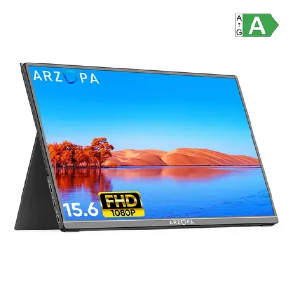 15,6" Portable Monitor Arzopa A1T / přenosný monitor / 300 cd-m2 / 1920 x 1080p / IPS / USB-C / Mini HDMI (A1T)