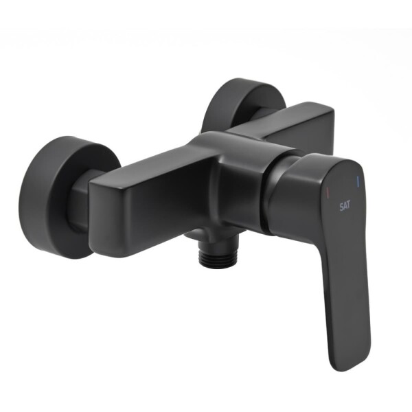 Sprchová baterie SAT Cube Way bez sprchového setu 150 mm černá matná CU268C CU268C