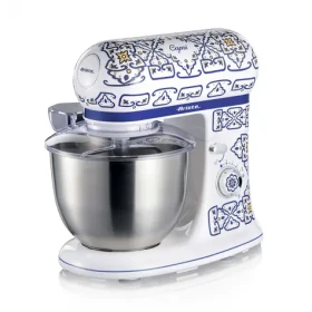 Ariete 15880C Capri bílá, světle modrá / Stolní mixér / 1200 W / 5.5 l / planetární (15880C)