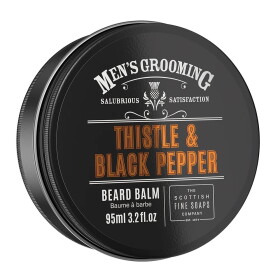 SCOTTISH FINE SOAPS Stylingový balzám na vousy Thistle/Black Pepper 95 ml, černá barva, kov