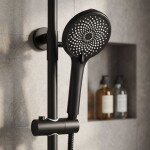 REA - Sprchový set Foss Clif Black REA-P5645