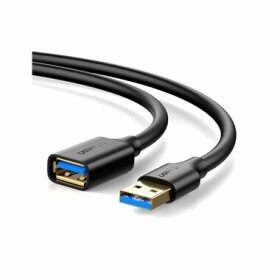 UGREEN Prodlužovací kabel USB-A 3.0 (M) - USB-A 3.0 (F) 1m černá (6957303813681)