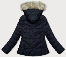 Černá krátká prošívaná dámská zimní bunda J Style (5M3153-392) odstíny černé S (36)