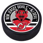 Mustang Puk New Jersey Devils NHL NJ Devil Mascot Textured Puck