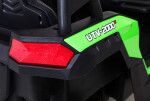 Mamido Dětské elektrické autíčko Buggy UTV Strong 24V nafukovací kola zelené