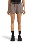 Dámské merino kraťasy ICEBREAKER Wmns 125 ZoneKnit Speed 3" Shorts, Porcini/Black/Aop velikost: XL