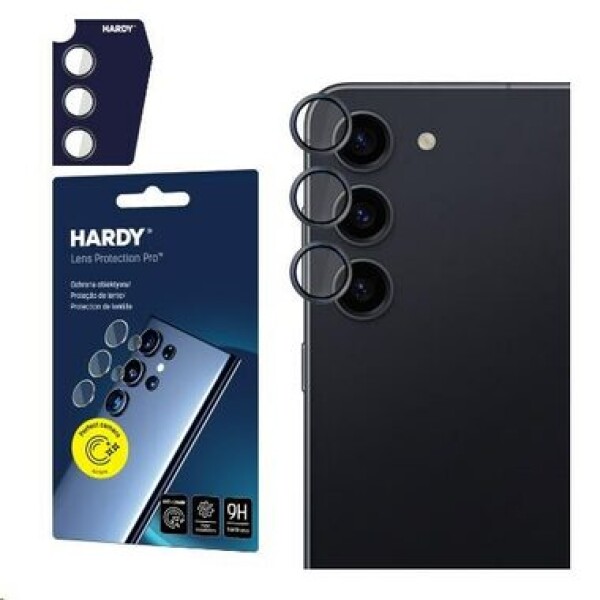 3mk HARDY Lens Protection Pro skla na fotoaparát pro Samsung Galaxy S24 Black (5903108573320)