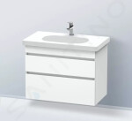 DURAVIT - D-Code Umyvadlo Med, 850x480 mm, s 1 otvorem pro baterii, alpská bílá 03528500002