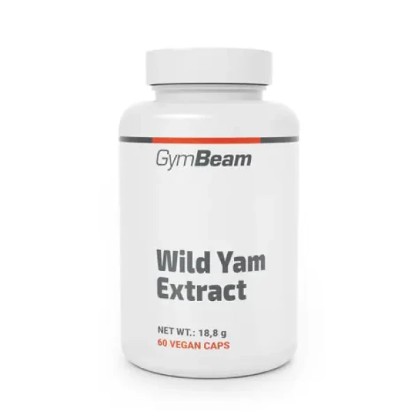 Smldinec chlupatý (Wild yam) extrakt - GymBeam (60 kaps.) (87049-1-60caps)
