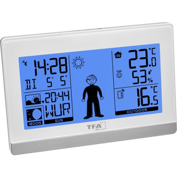 TFA Dostmann Weather Boy 35.1159.02 digitální bezdrátová meteostanice Předpověď pro 8 hodin Počet senzorů (max.) 3