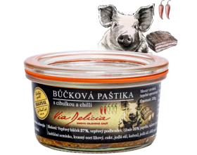 Via Delicia - bůčková paštika s cibulkou a chilli 130g