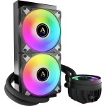 THERMALTAKE TOUGHLIQUID 240 EX Pro ARGB černá / 2x 120mm / Hydraulic Bearing / 2000 RPM / 70.8 CFM / AMD + Intel (CL-W418-PL00BL-A)