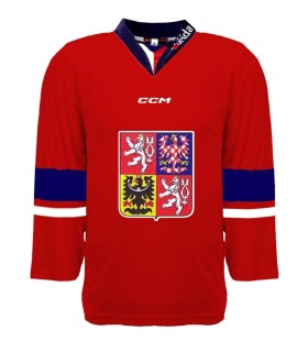 Nový dres české hokejové reprezentace 2023/2024 CCM Fandres replica - červený Velikost: golmanský XXXL