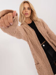 Cardigan AT SW 2366.61 camel jedna velikost