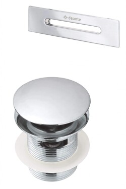 DEANTE - Sada příslušenství, k vaně - zátka a přepad chrom KYY_010B