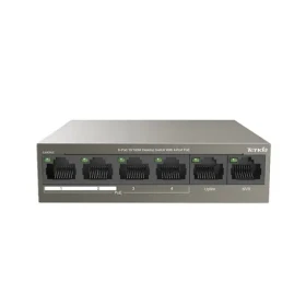 Tenda TEF1106P-4-63W switch / 6-Port / 10/100 Mbps / PoE 63W (TEF1106P-4-63W)