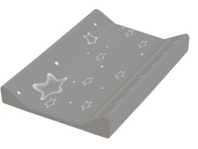 Keeeper přebalovací podložka s pevnou deskou Stars šedá 70x50 cm