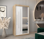 Šatní skříň Abi Y2 Barva korpusu: Bílá, Rozměry: 120 cm, Dveře: Dub artisan