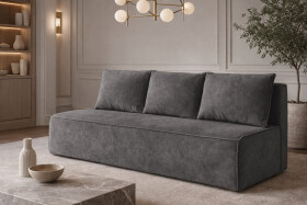 FRONTI Pohovka FIRE REST - tmavěšedá - VIBE 95 22888