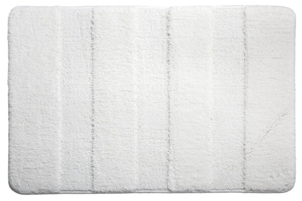 RIDDER - SERENITY předložka 60x90cm s protiskluzem, polyester, bílá 7110301
