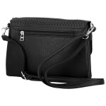 Trendy dámská koženková crossbody kabelka Kasandra, černá