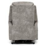 Polohovací křeslo, elektrické zabudované ovládání, šedá, látka vintage, TV-Q8575 GREY3