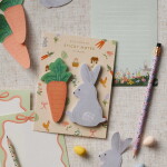 Rifle Paper Co. Samolepicí bloček Spring Farm – set 2 ks, oranžová barva, papír