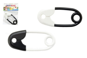 Chrastítko špendlík černobílý