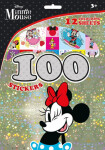 Minnie 100 samolepek omalovánkovými listy
