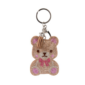 Štrasová klíčenka - Medvídek - Albi