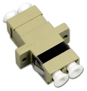 XtendLan LC-LC duplex adaptér MM šedý / Optický adaptér / Multimode / Pro optické rozvaděče (ADR-LC2LC-MM)