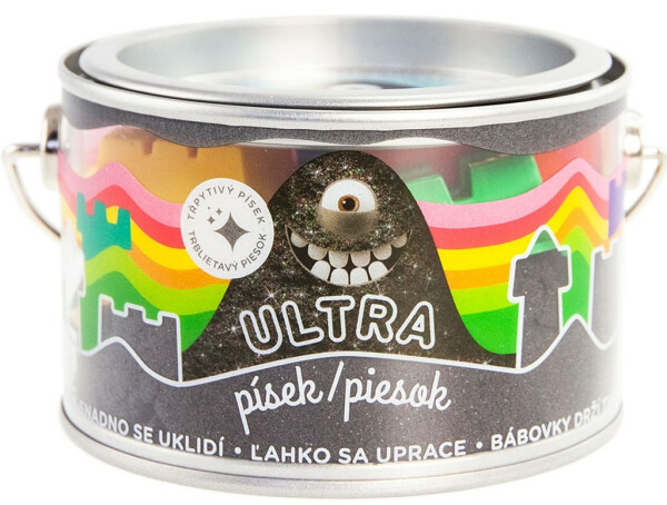 Ultra písek s glitry - černý 200g - EPEE
