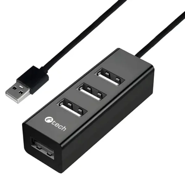 C-TECH UHB-U2 černá / USB hub / 4x USB 2.0 (UHB-U2)