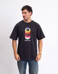Tričko Signal x Freshlabels Triko Pink spectrum Faded Black